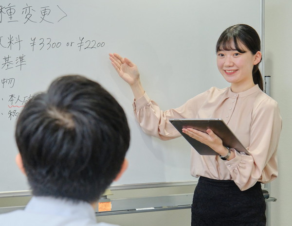 研修制度が整っているので誰でも接客スキルを身に付けられる